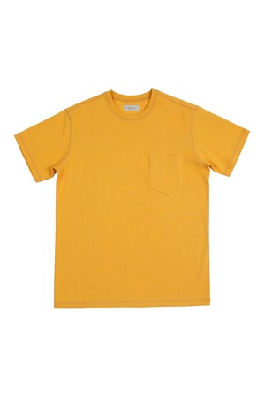 3N605 Coverstitch Poket T-Shirts (Yellow)
