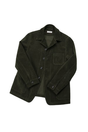 Corduroy French Work Jacket (Khaki)