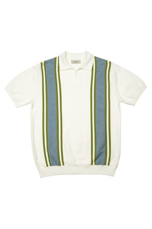 Summer Blend Open Collar Knit (Ivory)