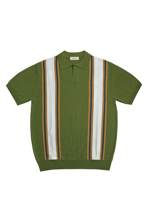 Summer Blend Open Collar Knit (Green)