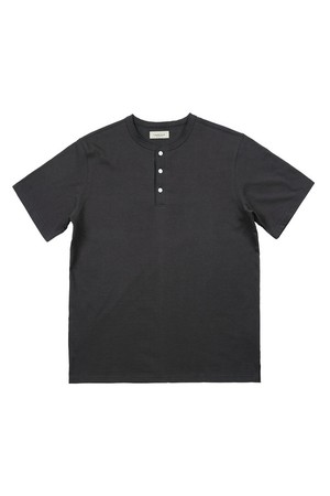 Utility Henly neck T-Shirts (Charcoal)