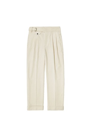 8Wale Corduroy Side Trousers (Ivory)