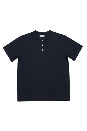 Utility Henly neck T-Shirts (Navy)