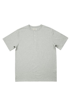 Utility Henly neck T-Shirts (Gray)