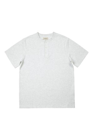 Utility Henly neck T-Shirts (White)