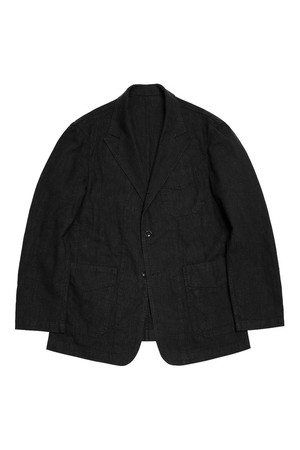 Tura Linen Washed Jacket (Black)