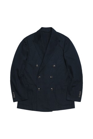 6B Cotton Washed Double Jacket (Dark Navy)