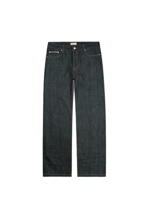 077 Raw Selvedge denim Jeans (Indigo Blue)