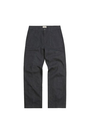 Utility Linen Fatigue Pants (Charcoal)
