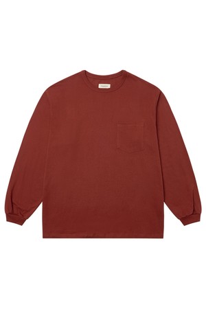 Essential Comfort Poket Long Sleeve (Brick)