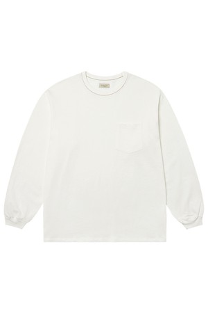 3N605 Utility Poket Long Sleeve (White)