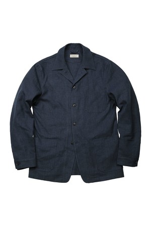 8s Linen French Work Jacket (Navy)