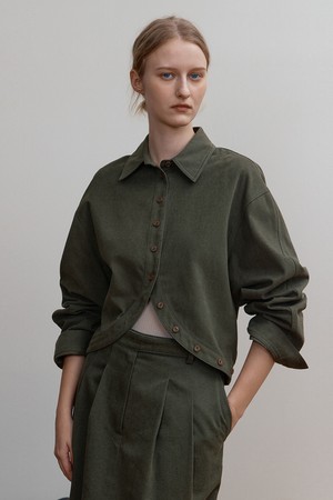 HENRYK SHIRT, NIGHT GREEN