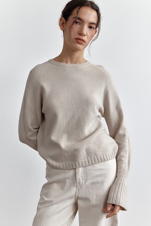 SILAS TOP, LIGHT GRAY