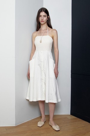 AIRE DRESS, IVORY