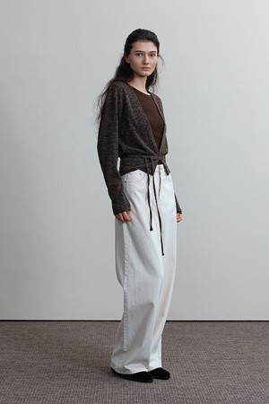 RANDA KNIT CARDIGAN, BROWN