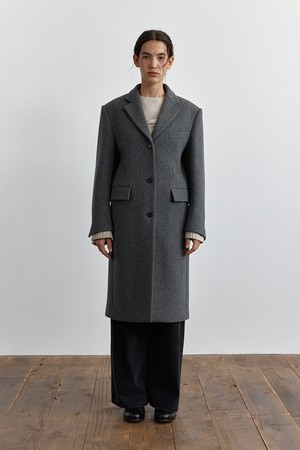 ELIO LONG COAT, GRAY