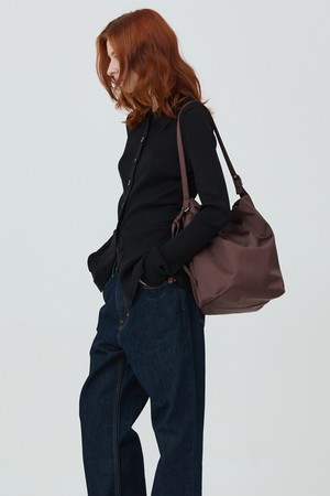 BUTLER BAG SATIN BROWN 버틀러백 사틴 브라운