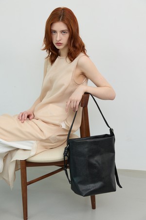 LIZARD BUTLER BAG COW LEATHER BLACK 리자드 버틀러백 소가죽 블랙