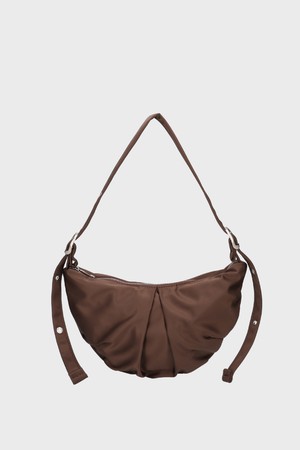 DOUBLING BAG SATIN BROWN 더블링백 사틴 브라운