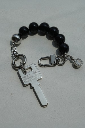 BEAD KEYRING BLACK 비드키링 블랙