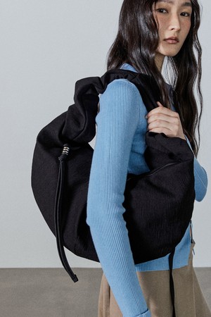 LUVITS BAG LARGE SHELL BLACK 러비츠백 라지 쉘 블랙