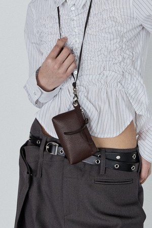 ORBIT WALLET COW LEATHER BROWN 오르빗 지갑 소가죽 브라운