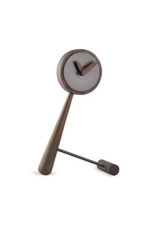노몬 미니 푼테로 그라파이트 탁상 시계