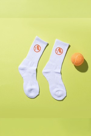 포레 테니스 Socks_ORANGE-a