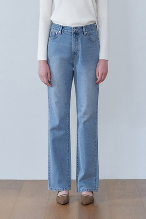 Rina Cotton Straight Denim (mid blue)