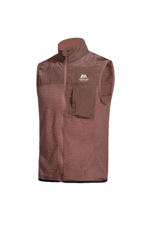 오니지 경량 남녀공용 후리스 조끼 UJ40_BROWN-a