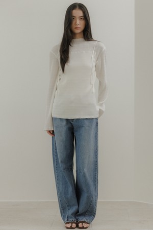 플리츠 뷔스티에 탑 [2colors]