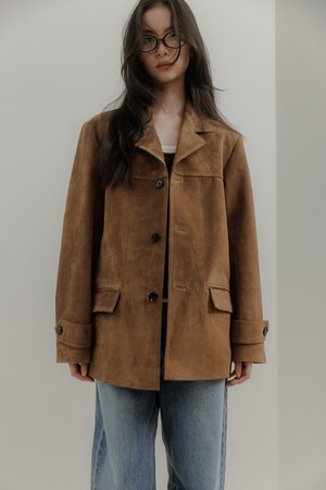 더오어 스웨이드 자켓 [카멜]