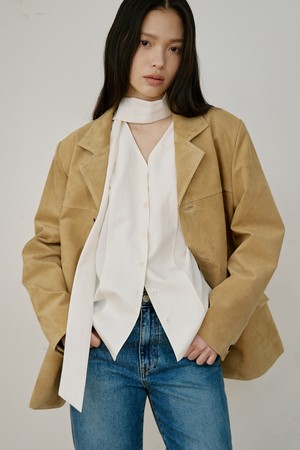 더오어 스웨이드 자켓 [베이지]