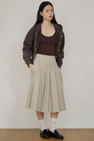 치노 플리츠 스커트 [3COLORS]