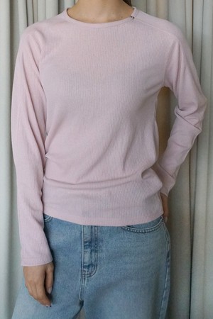 [코오롱몰 단독 상품] 코어 리브 티셔츠