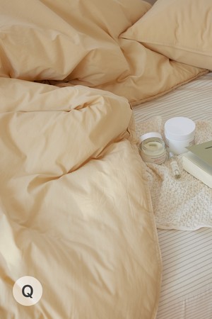 [오디넌트] 심플팔레트 100수 고밀도 순면 차렵이불 Q 베개커버+이불세트