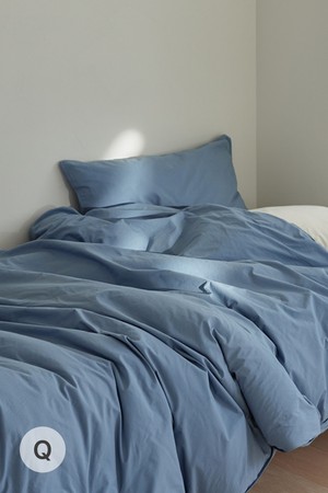 [오디넌트] 심플팔레트 100수 고밀도 순면 차렵이불 Q세트(차렵이불+베개커버)