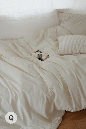 [오디넌트] 심플팔레트 100수 고밀도 순면 차렵이불 Q 베개커버+이불세트