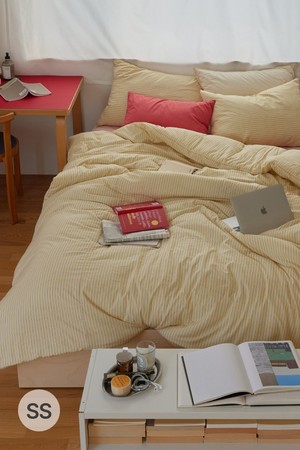 [오디넌트] 블루니 면모달 차렵이불 SS세트(이불+베개커버1장)