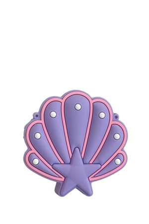 컴피백 실리콘 조개 파우치 (CF44)_PURPLE-a