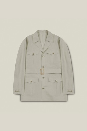 코벤트 린넨 사파리자켓