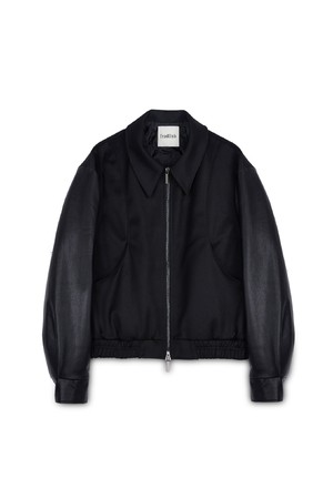 에든버러 커브드 레더 블루종