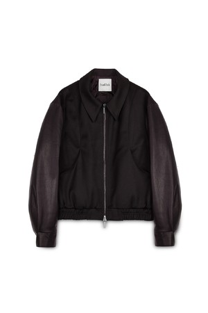 에든버러 커브드 레더 블루종