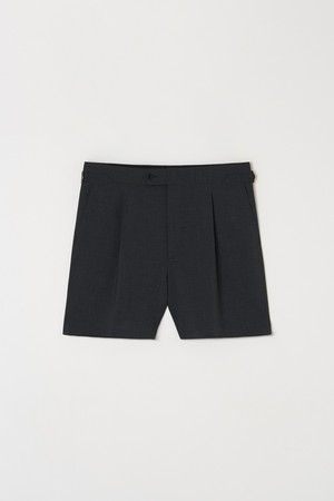 원턱 구르카 쇼츠 차콜