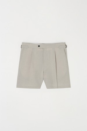 원턱 구르카 쇼츠 아이보리