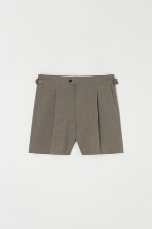 원턱 구르카 쇼츠 브라운