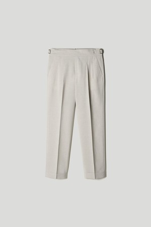 턴업 스트레이트 구르카 팬츠 아이보리