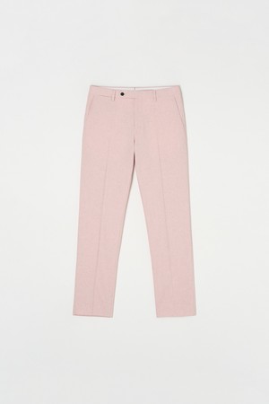 린넨라이크 레귤러 셋업수트 팬츠 핑크