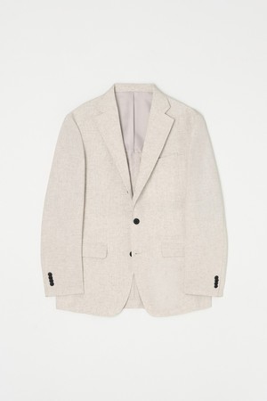 린넨라이크 레귤러 셋업수트 블레이저 아이보리